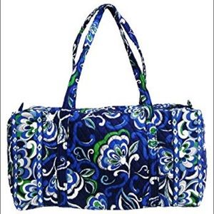 Vera Bradley Mediterranean Blue Large Duffel
